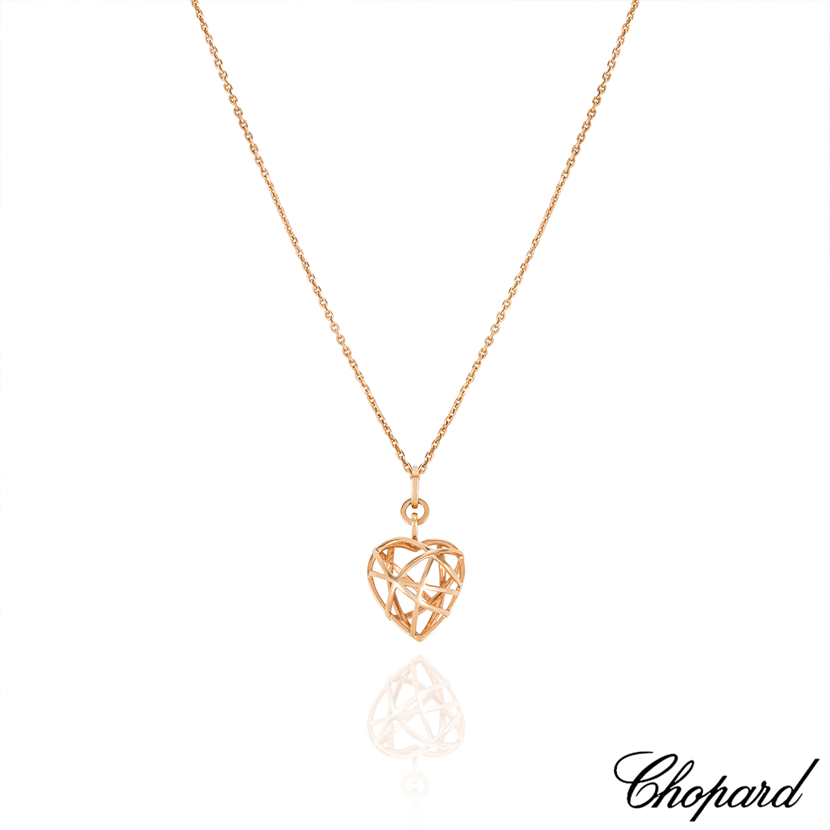 Chopard Rose Gold Guli Heart Pendant 79/7713-5001
